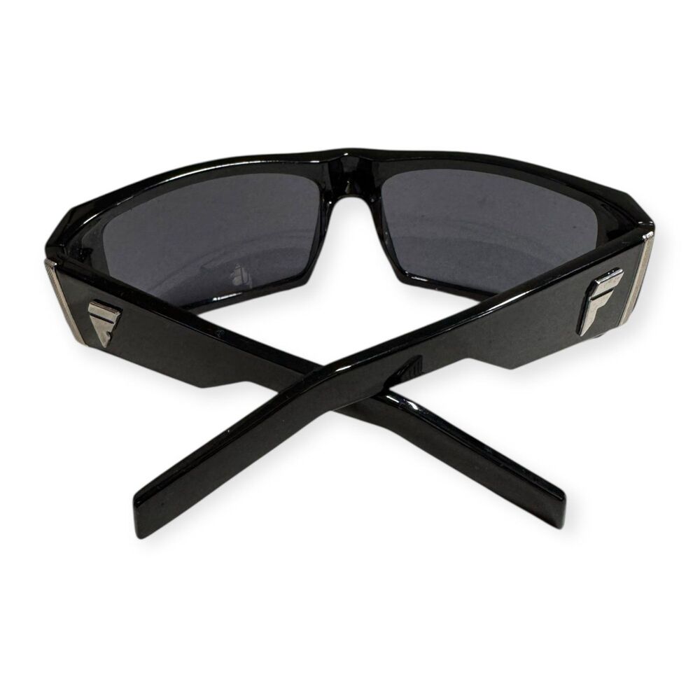 Filthy Sleek Black Sunglasses Retro Frames‎ Gray Lenses - Picture 5 of 6